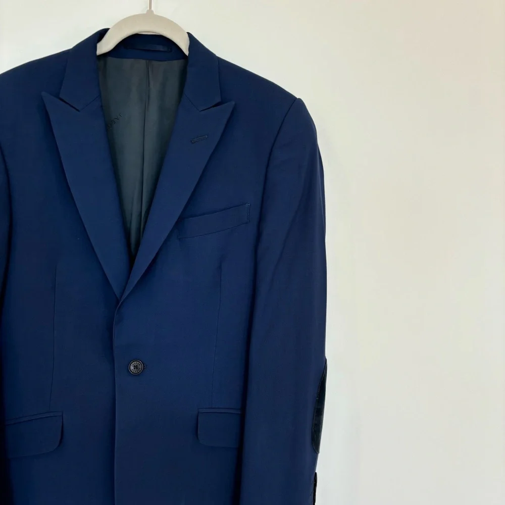 Jaeger “Mayfair” Men's Dark Blue Navy Blazer